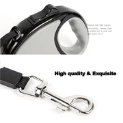 New Retractable Pet Dog Leash 3m 5m Automatic Durable Nylon Dog Lead Extending Puppy Walking Running Leads For Small Medium Dogs