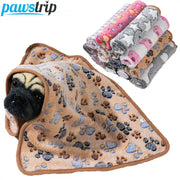 Warm Soft Pet Dog Blanket Mat Plush Thin Pet Sleeping Blanket for Dogs Cats Warm Breathable Cat Cover Blanket Pet Supplies